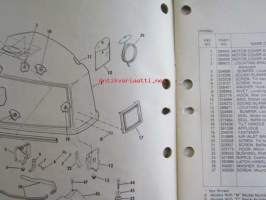 OMC - Evinrude Parts catalog V-4 Models 1981 - Perämoottorin varaosaluettelo v.1981, Katso kuvista tarkempi malliluettelo ja sisältö.