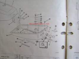 OMC - Evinrude Parts catalog 6 Models 1981 - Perämoottorin varaosaluettelo v.1981, Katso kuvista tarkempi malliluettelo ja sisältö.