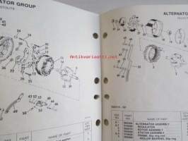 OMC - Stern Drive 400 series Parts 120/140 models 1981 - Perämoottorin varaosaluettelo v.1981, Katso kuvista tarkempi malliluettelo ja sisältö.