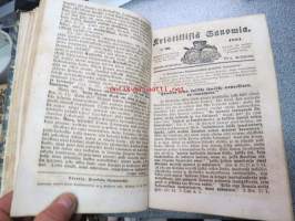 Kristilisiä Sanomia wuonna 1861-1862 -sidottu vuosikerta