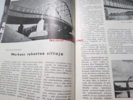Me kaikki A. Ahlström Osakeyhtiön henkilökuntalehti 1959 nr 4, Warkaus rakentaa siltoja, Vihantasalmen sillan vihkijäiset, iso kuva Pasi Kivinen Karhulan