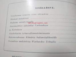 Me kaikki A. Ahlström Osakeyhtiön henkilökuntalehti 1958 nr 1, mietteitä metsätyöstä