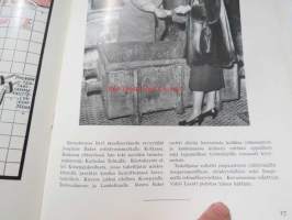 Me kaikki A. Ahlström Osakeyhtiön henkilökuntalehti 1958 nr 4, selluloosan ja peririn tuotanto nousee Varkaudessa, joulupukki eri näkökulmista