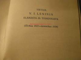 V.I Lenin - Teokset osa 33 - Elokuu 1921 - maaliskuu 1923