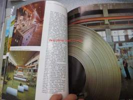 Kajaani Oy 1907-1967 -kuvakirja tehtaan ja tuotannon nykypäivästä saksan kielellä