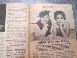 Filmitähti 1957 nr 11, sis. seur. elokuvien juonet; Lurjuksen rakkausjutut (Loves of a scoundrel), Rakkaus ja intohimo (The Pride and the Passion), Buster Keatonin