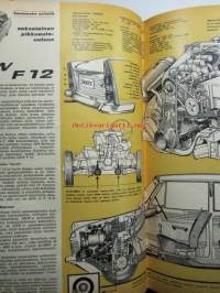 Tekniikan Maailma 1963 nr 3 -mm. Esittelyssä DKW F12, Valotusmittarin käyttö, Koeajossa Renault R8, Ford Galaxie Hardtop 7.1 l, Suihku-Wankel vene,