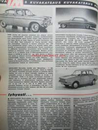 Tekniikan Maailma 1963 nr 3 -mm. Esittelyssä DKW F12, Valotusmittarin käyttö, Koeajossa Renault R8, Ford Galaxie Hardtop 7.1 l, Suihku-Wankel vene,