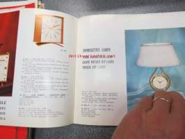 Réveils Bayard 1963-1964 -ranskalaisen kellovalmistajan luettelo, huomaa Walt Disney-kellot