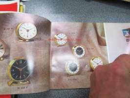 Réveils Bayard 1962-1963 -ranskalaisen kellovalmistajan luettelo, huomaa Walt Disney-kellot