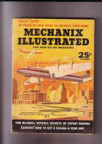 Mechanix Illustrated October 1956 - Amerikkalainen tekniikkalehti