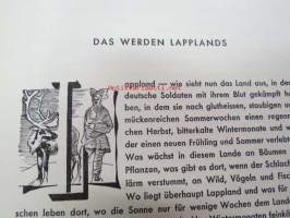 Front am Polarkreis - Deutsche Soldaten im finnischen Urwald - Das Buch eines Lappland-Korps - Bestelleexemplar für die Truppe (ohne Aquarellwiedergaben)