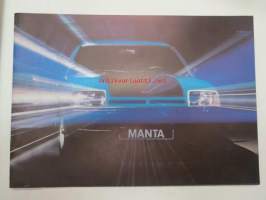 Opel Manta -myyntiesite ruotsinkielinen