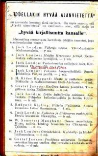Onnen arvoituksia, 1925.