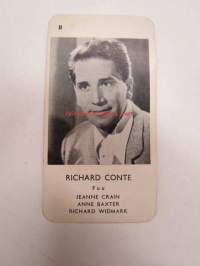 Richard Conte -filmitähti-korttipelin kuva