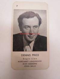 Dennis Price -filmitähti-korttipelin kuva