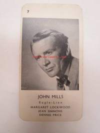 John Mills -filmitähti-korttipelin kuva