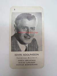 Edvin Adolphsson -filmitähti-korttipelin kuva