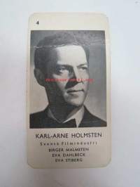 Karl-Arne Holmsten -filmitähti-korttipelin kuva
