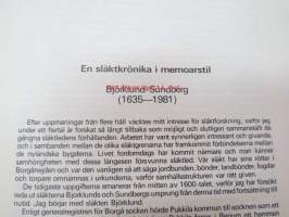 Släktkrönika Björklund-Sundberg (1635-1891) - En släktkrönika i memoarstil