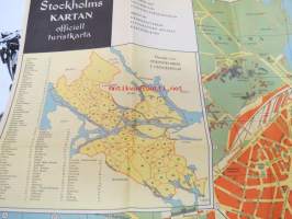 Stockholms Kartan officiell turistkarta skala 1 : 10 000