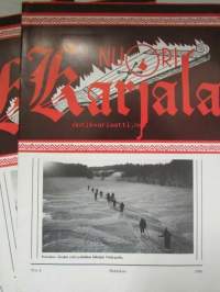 Nuori Karjala 1990 nr 1-11 vuosikerta, nr 12 puuttuu, muistoja ja muisteluksia Karjalasta sekä karjalaisten ja heidän jälkeläistensä vaiheista