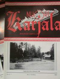 Nuori Karjala 1989 vuosikerta puuttuu nr 8,9 - Muistoja ja muisteluksia Karjalasta sekä karjalaisten ja heidän jälkeläistensä vaiheista