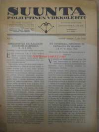 Suunta poliittinen viikkolehti 1922 nr 31