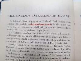 Finlands båtkalender 1934 Handbok för seglare och motormän
