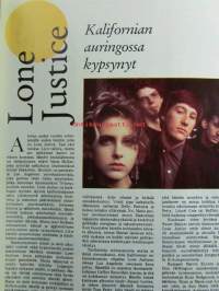 Soundi 1986 nr 1, Pate Mustajärvi Ikurin pomo, AC/DC, Ropert Palmer, Bob Dylan, Sleepy Sleepers
