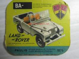 Land Rover - Paulig keräilykuva