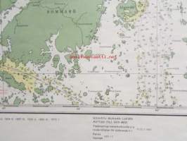 Veneilykartta Ahvenanmaan saaristo - Degerby - Bergham 1:50 000 ( järjestelmä A ) takana myös Överö - Sottunga, katso kuvista tarkempi sisältö