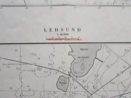 Veneilykartta Itämeri - Lemland 1:50 000 ( järjestelmä A ), Takana myös Ledsund ja Maarianhamina, katso kuvista tarkempi sisältö
