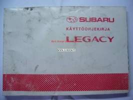 Subaru Legacy -käyttöohjekirja