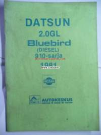 Datsun 2.0GL Bluebird (Diesel) 910-sarja -esittelykirja