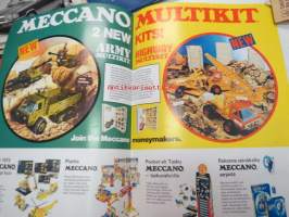 Meccano (Mekano) sarjat ja uutuudet 1973 -myyntiesite