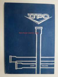 UPO paineputkiluettelo -talonrakennustoimintaan käytettyjen valurautaisten paineputkien ja niihin kuuluvien muotokappaleitten normit (kv. normien 1951 mukaan),