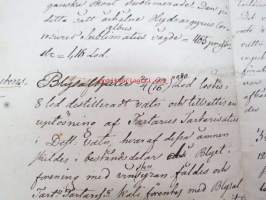 J. Arrhenius, koululaisen / opiskelijan fysiikan / kemian tehtävävihko Upsala, päivätty 19.12.1810 (sittemmin Turun ja Porin läänin lääninlääkäri?)