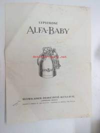 Alfa-Baby lypsykone -myyntiesite