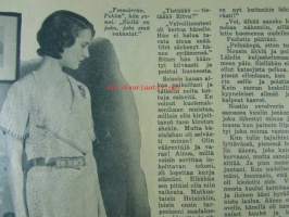 Viikonloppu 1937 nr 30, sis. mm. seur. artikkelit / kuvat / mainokset; Haluatteko ihanne vartalon, Takaisin elämään, Köyhä tyttö menee naimisiin, katso