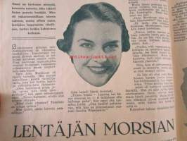 Viikonloppu 1937 nr 30, sis. mm. seur. artikkelit / kuvat / mainokset; Haluatteko ihanne vartalon, Takaisin elämään, Köyhä tyttö menee naimisiin, katso