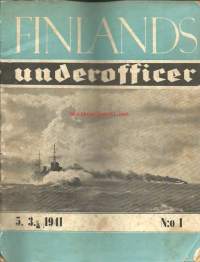 Finlands Underofficer 1941 nr 1 - långskjutande artilleriet, krigsåret 1940 i Europa, störtflygplanen,