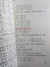 Algebran avuksi - Lukioluokkien harjoitustehtäviä