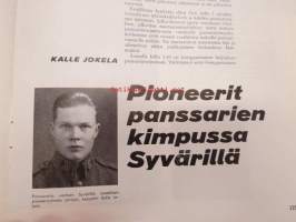Kansa Taisteli 1963 nr 11, sis. seur. artikkelit; Toivo Vuorela - Raatteen tiellä ensin vetäydyttiin, Akseli Sario - Rantapyssyjä hoitelemassa, Lauri Leikonen -