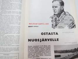 Kansa Taisteli 1963 nr 11, sis. seur. artikkelit; Toivo Vuorela - Raatteen tiellä ensin vetäydyttiin, Akseli Sario - Rantapyssyjä hoitelemassa, Lauri Leikonen -