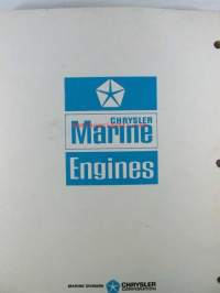 Chrysler Marine Service Manual  Chrysler 175 and 200 model M273 BW - Huolto-ohjekirja, katso kuvista sisältö tarkemmin