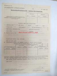 Autorenkaiden ostolupa-anomus / Kansanhuoltoministeriö Autotarviketoimistolle 25.1.1945, Ford Kuorma-auto malli 99T rek. nr V-7786, auton haltija Viipurin Tie- ja