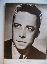 Albert Camus  -  syväpaino kirjailijakuva 29x20 cm, kuvan takana tietoja kirjailijasta sekä tuotannosta