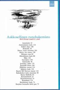 Suomeni laulut, 1993.Tuttuja ja tunnelmallisia suomalaisia runoja, jotka tunnetaan myös koskettavina komeina lauluina. Kuvituksena on maalauksia ja  piirroksia.