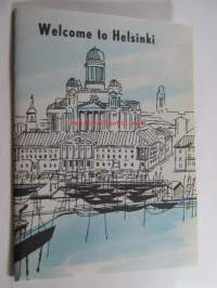 Welcome to Helsinki -  map 1962/ Helsingin Osakepankki